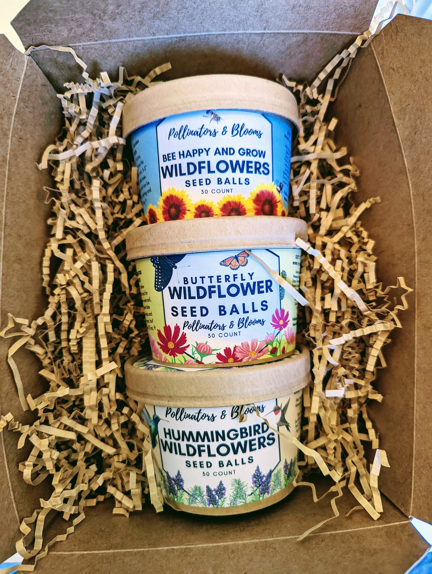 Bee Seed Balls - U.S. Native - 30 Seed balls