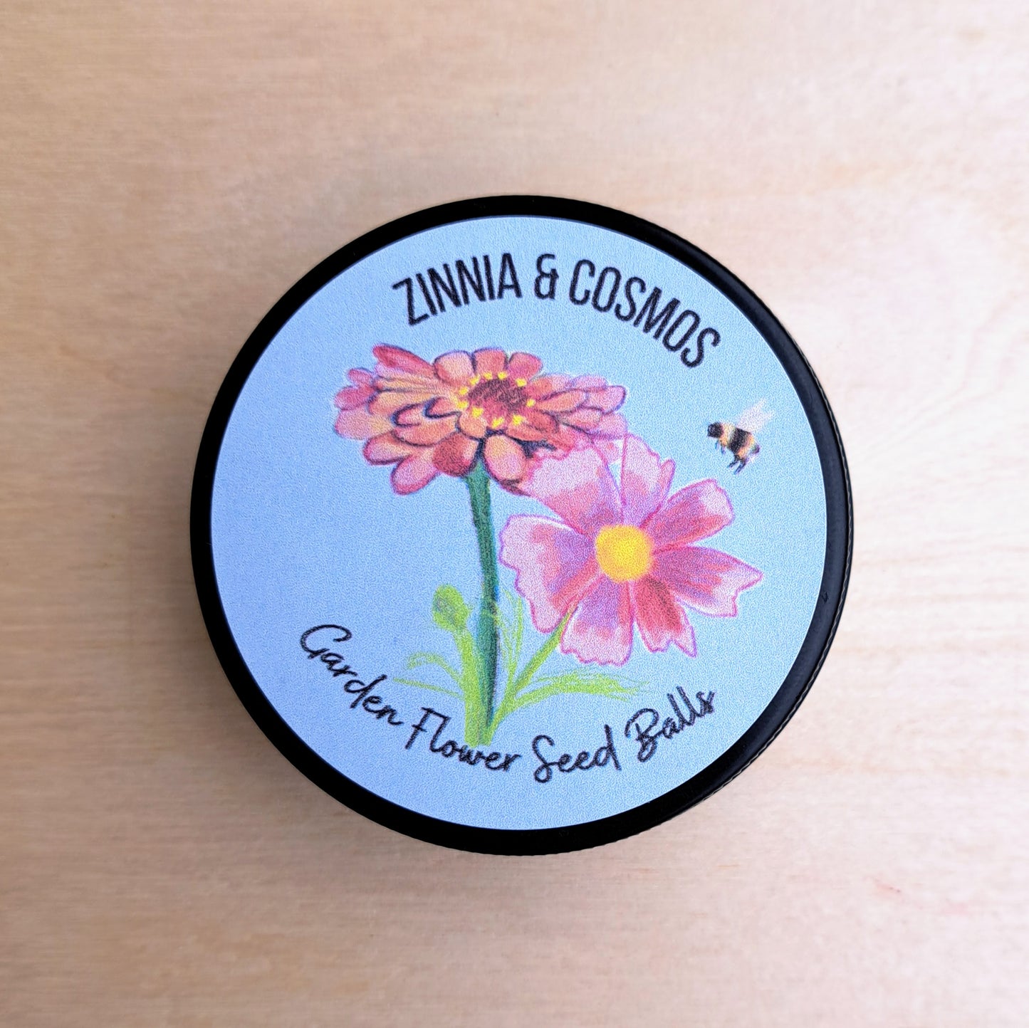 Zinnia & Cosmos - Tin - 10 count